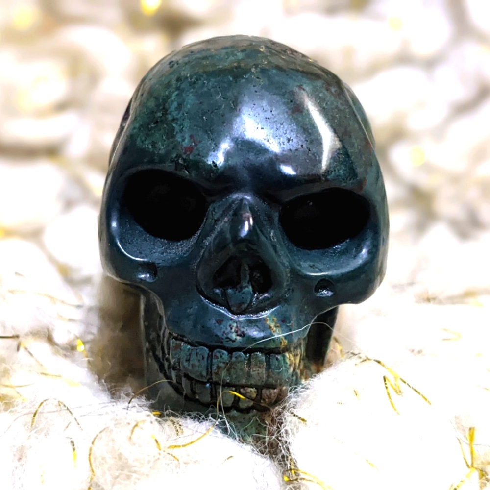 Bloodstone Crystal Skull